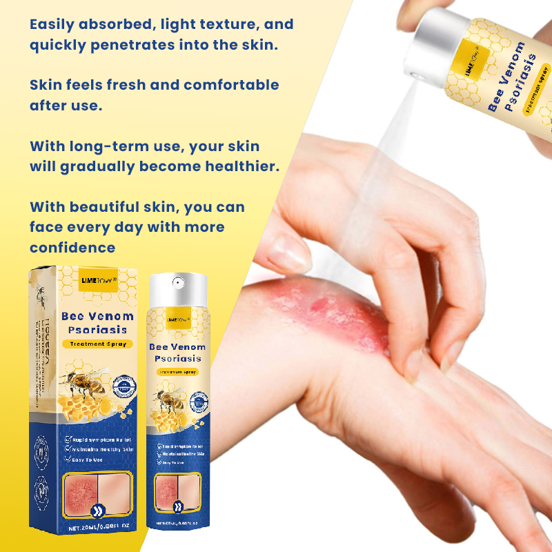 Official Store: LIMETOW® Bee Venom Psoriasis Treatment Spray