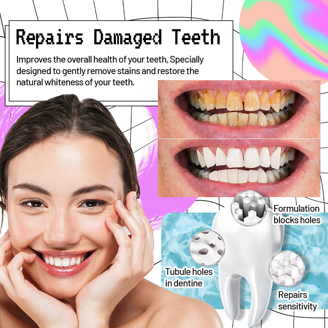LIMETOW™ Color-Correcting Purple Mousse Toothpaste