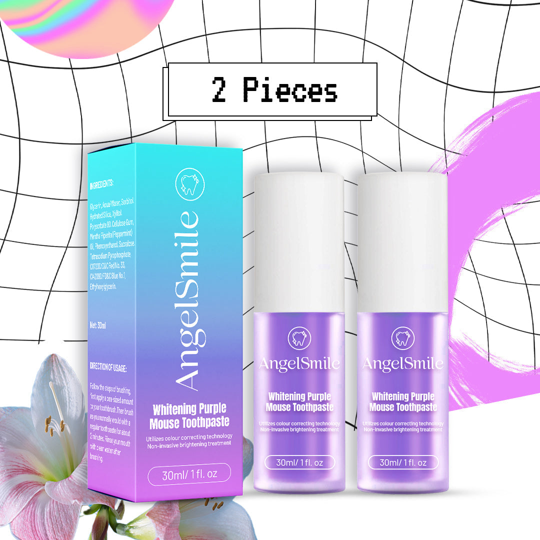LIMETOW™ Color-Correcting Purple Mousse Toothpaste