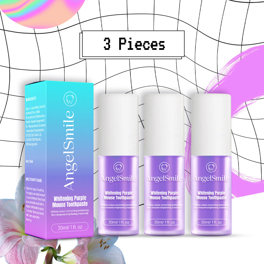 LIMETOW™ Color-Correcting Purple Mousse Toothpaste