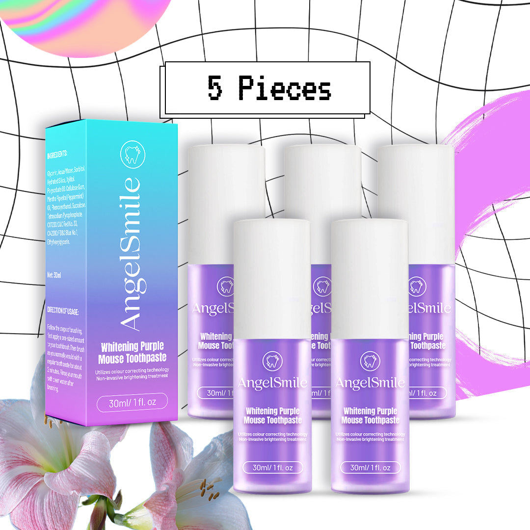 LIMETOW™ Color-Correcting Purple Mousse Toothpaste