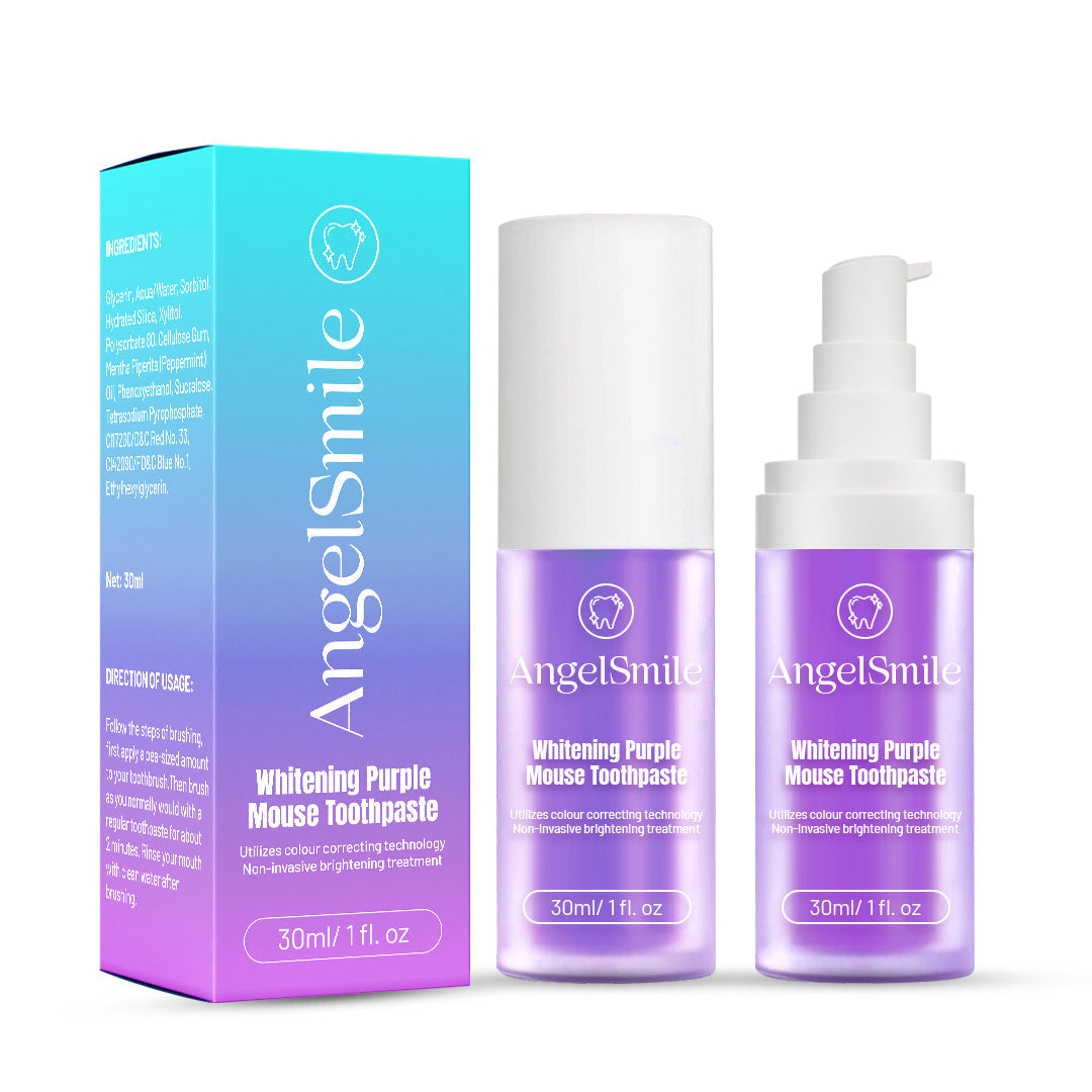LIMETOW™ Color-Correcting Purple Mousse Toothpaste