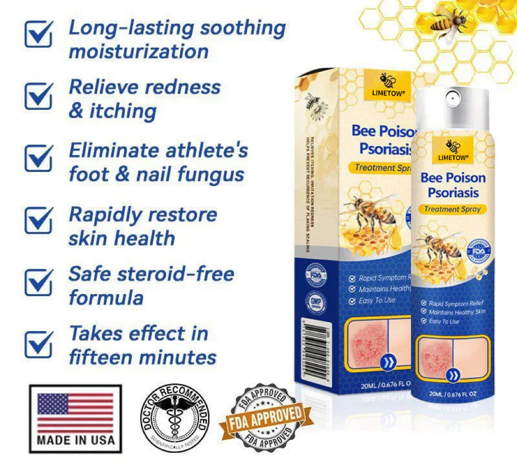 LIMETOW® Bee Venom Psoriasis Treatment Spray