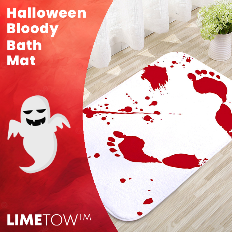 LIMETOW™ Halloween Bloody Bath Mat