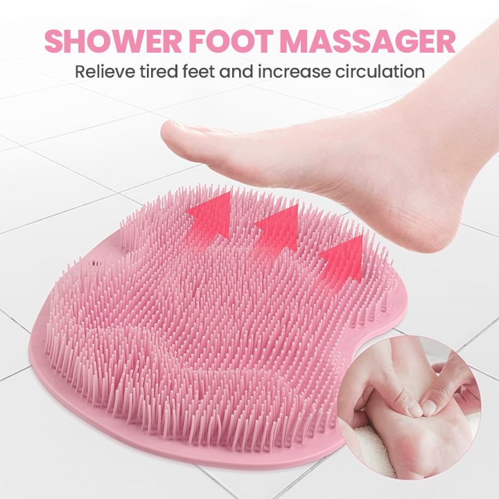 LIMETOW® Shower Foot Scrubber Mat
