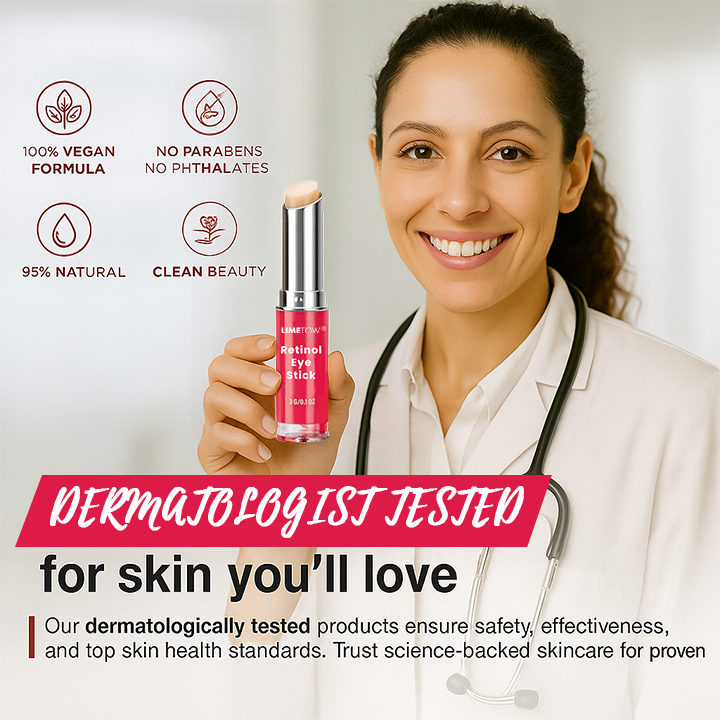 LIMETOW® Retinol Eye Stick✅ for Reduces Fine Lines,Puffiness and Dark Circles🌟