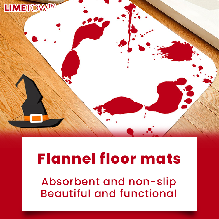 LIMETOW™ Halloween Bloody Bath Mat