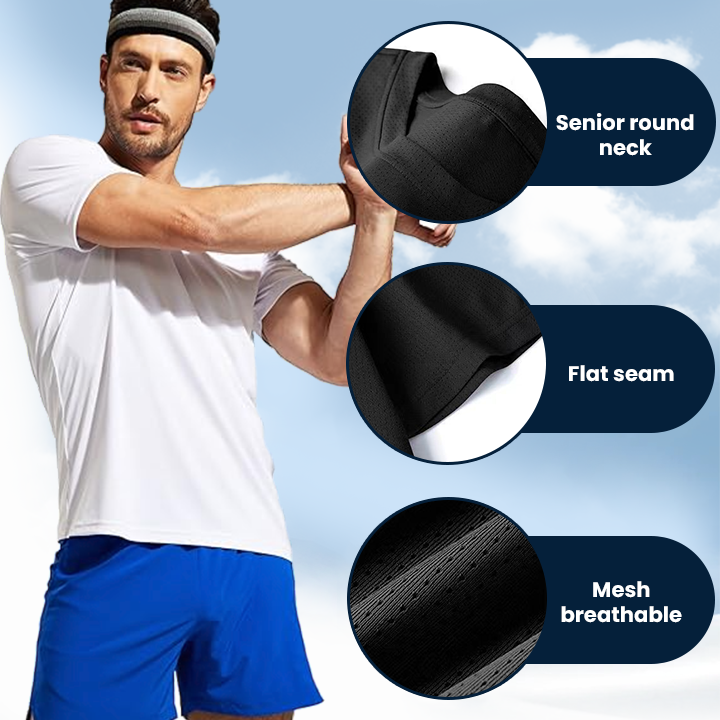 LIMETOW™ Ice Silk Men T-Shirt