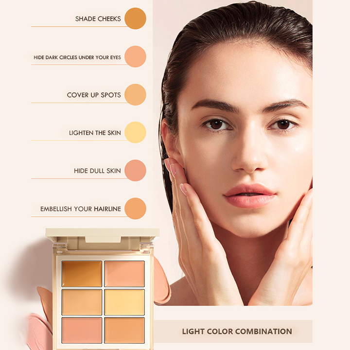 LIMETOW™ Six-Color Concealer Palette