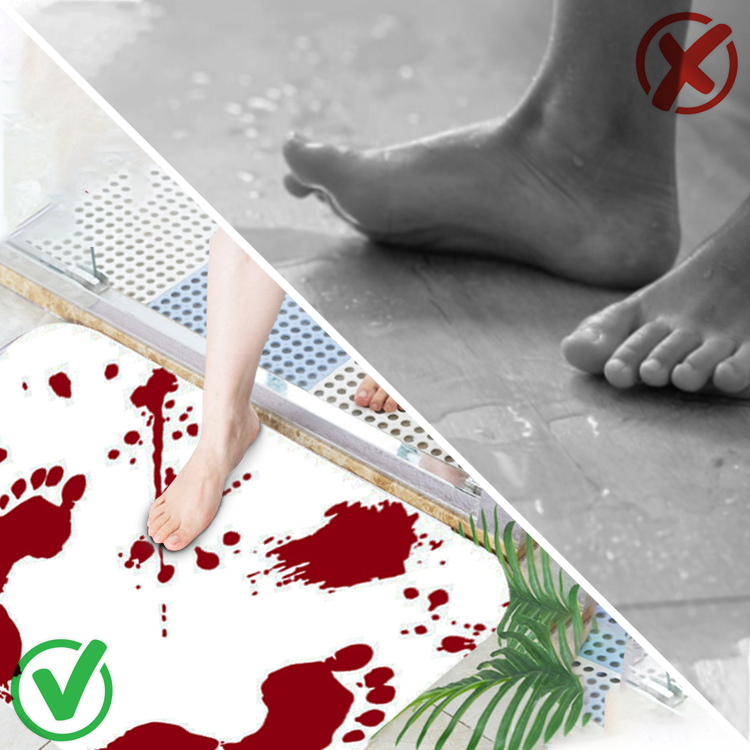 LIMETOW™ Halloween Bloody Bath Mat