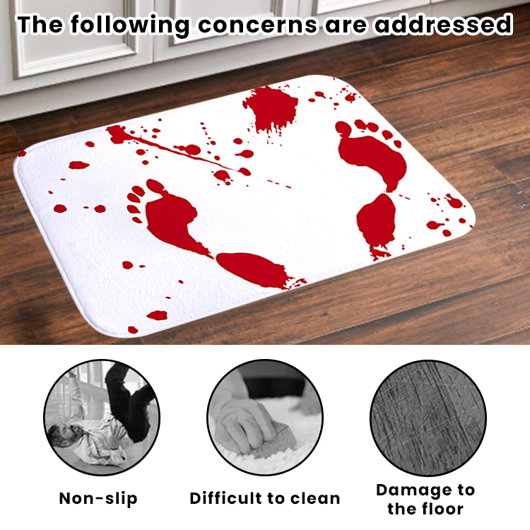 LIMETOW™ Halloween Bloody Bath Mat