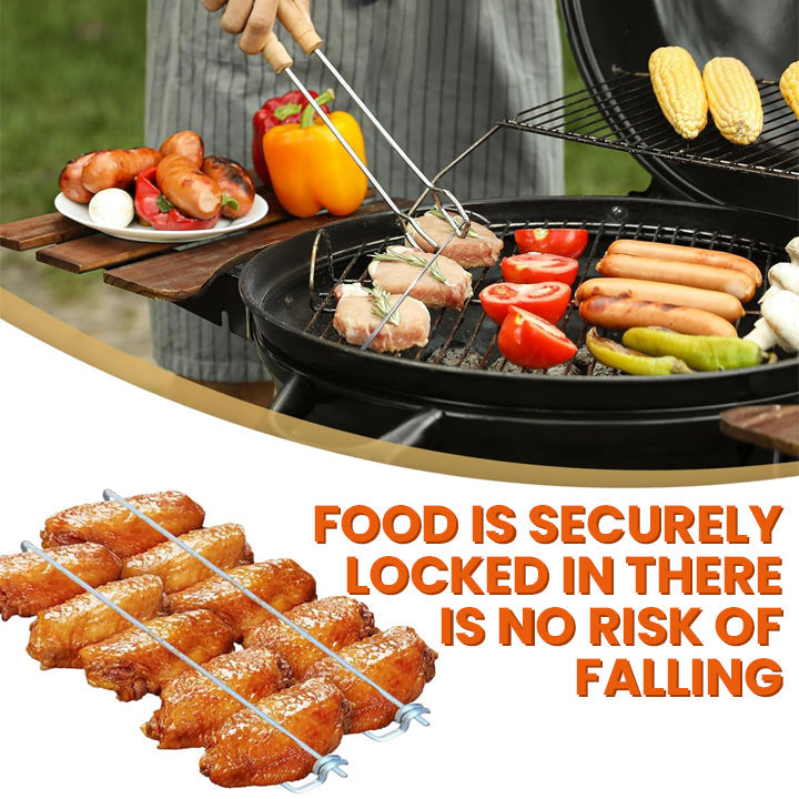 Chicken Wing Rails for Grill
