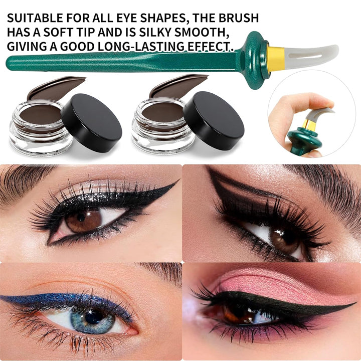 LIMETOW™ Silicone Eyeliner Brush Set