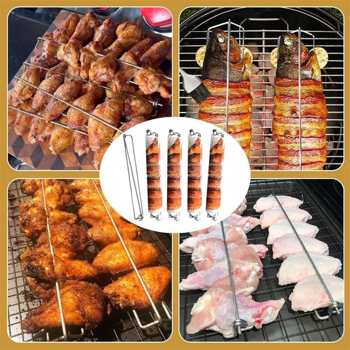 Chicken Wing Rails for Grill