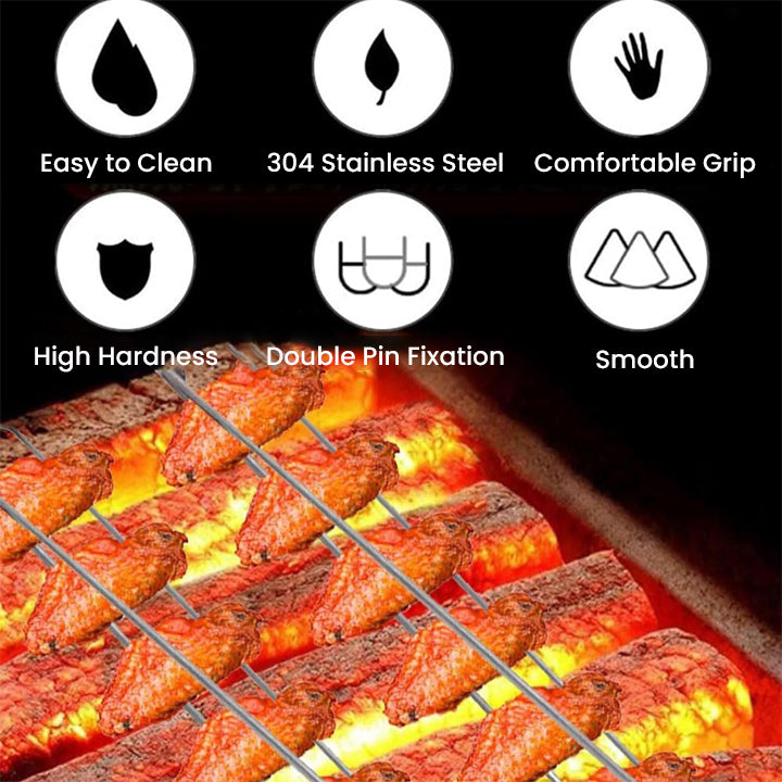 Chicken Wing Rails for Grill