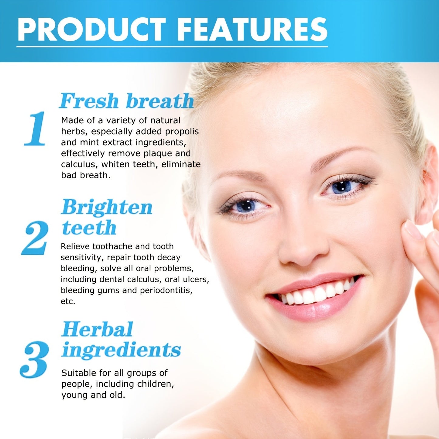 LIMETOW™ Herbal Brightening Oral Repair Foam