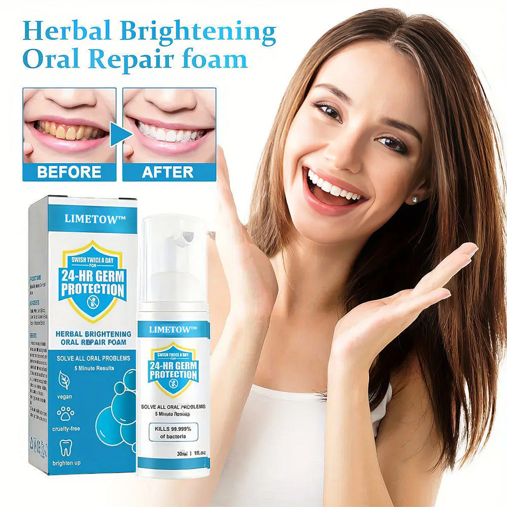 LIMETOW™ Herbal Brightening Oral Repair Foam