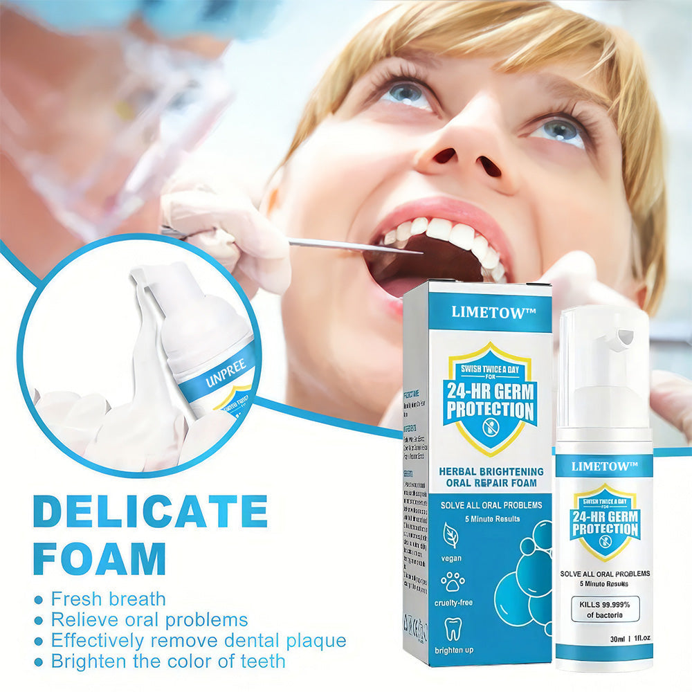 LIMETOW™ Herbal Brightening Oral Repair Foam