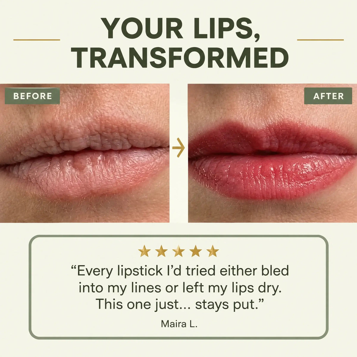 Kivora lipstick for Mature Lips