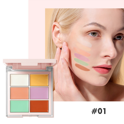 LIMETOW™ Six-Color Concealer Palette