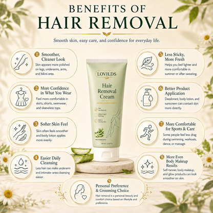 Lumivona | LOVILDS Hair Removal Cream for All Women & Men