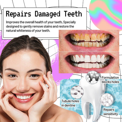 LIMETOW™ Color-Correcting Purple Mousse Toothpaste