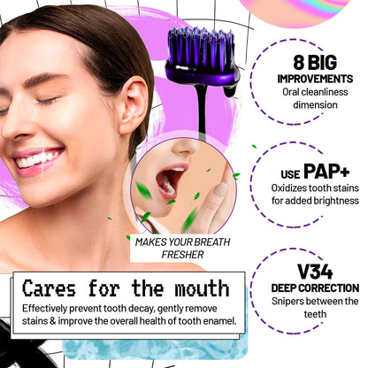LIMETOW™ Color-Correcting Purple Mousse Toothpaste