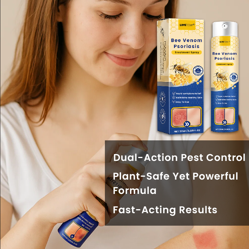 Official Store： LIMETOW® Bee Venom Psoriasis Treatment Spray