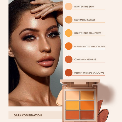 LIMETOW™ Six-Color Concealer Palette