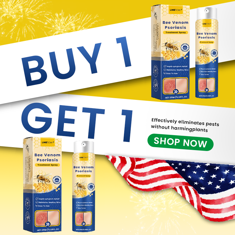 Official Store： LIMETOW® Bee Venom Psoriasis Treatment Spray