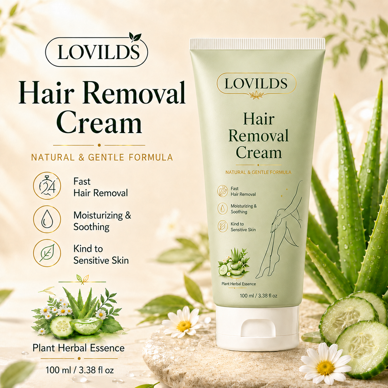 Lumivona | LOVILDS Hair Removal Cream for All Women & Men