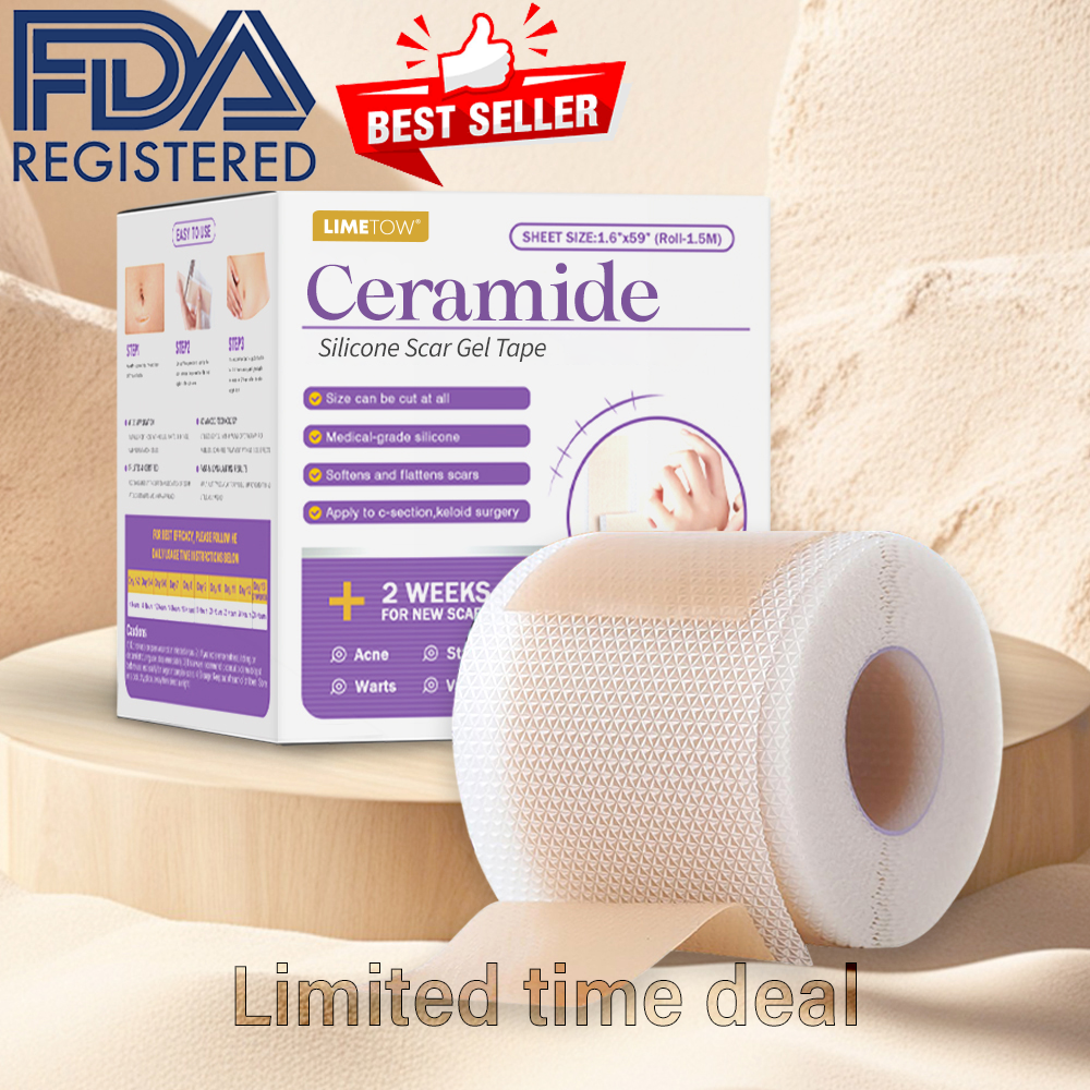 LIMETOW® Ceramide Silicone Scar Gel Tape