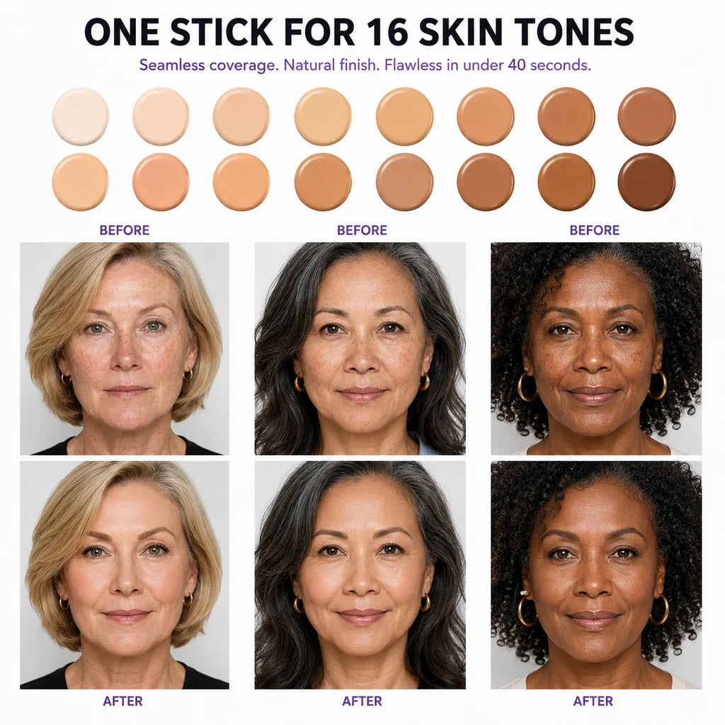 LIMETOW® Changing Foundation Stick - The stick that makes mature skin glow again