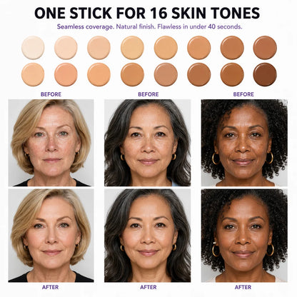 LIMETOW® Changing Foundation Stick - The stick that makes mature skin glow again