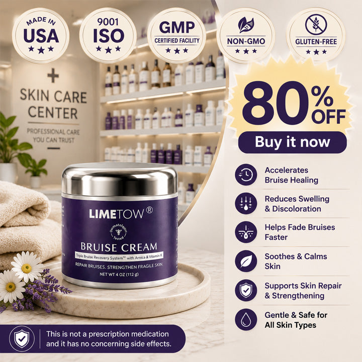 💥160K+ SOLD💕- LIMETOW® Bruise Repair & Skin-Strengthening Cream | Eliminates Bruises and Restores Firm Skin in 24 Hours