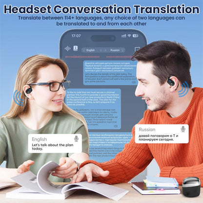 [Official Store Made and Delivered in USA] LIMETOW™ AI Translator Earbuds ✅Get real-time translations in 144 languages👍🏻 99.9% Accuracy