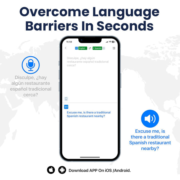 [Official Store Made and Delivered in USA] LIMETOW™ AI Translator Earbuds ✅Get real-time translations in 144 languages👍🏻 99.9% Accuracy