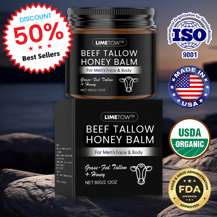 LIMETOW™ Beef Tallow Honey Balm