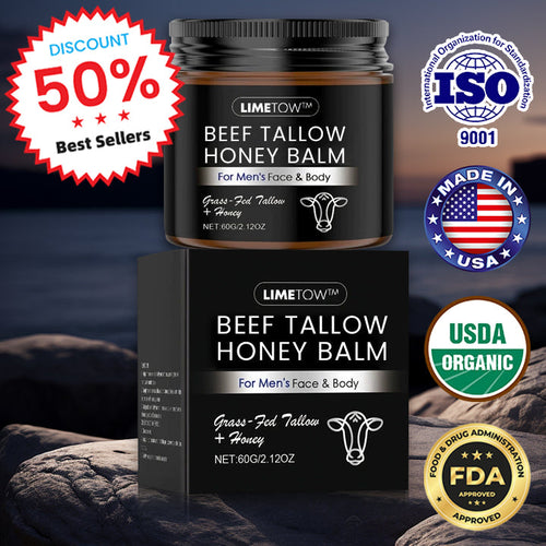 LIMETOW™ Beef Tallow Honey Balm