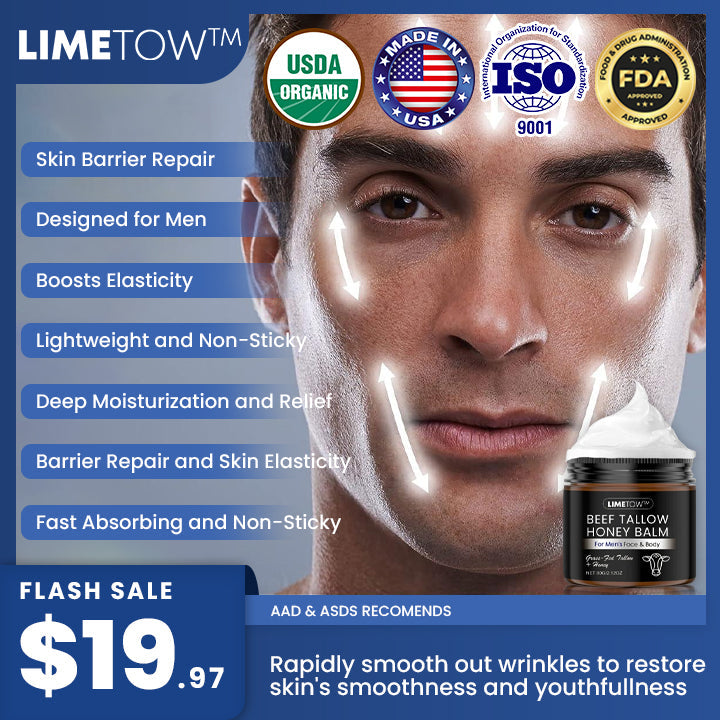LIMETOW™ Beef Tallow Honey Balm