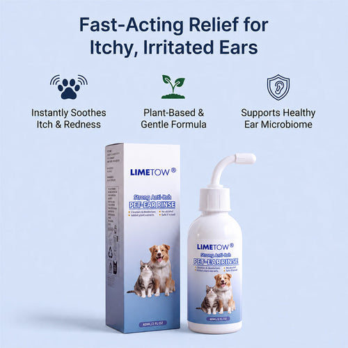 LIMETOW® Anti-Itch Pet Ear Rinse