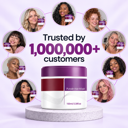 Purple Hair Mask — Neutralize Brass, Keep Your Blonde Cool