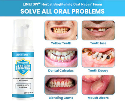 LIMETOW™ Herbal Brightening Oral Repair Foam